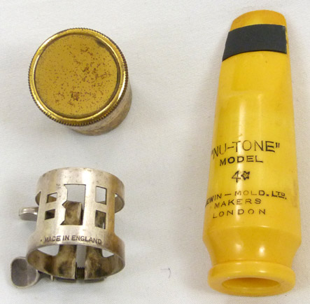 Grafton alto saxophone - includes vintage Nu-Tone mouthpiece, metal end plug and ligature